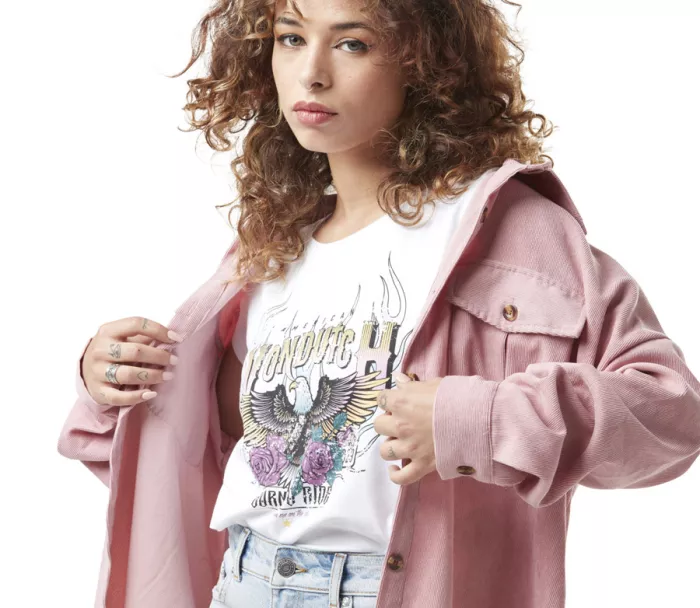 Dámské tričko Von Dutch Eagle white