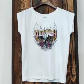 Dámské tričko Von Dutch Eagle white