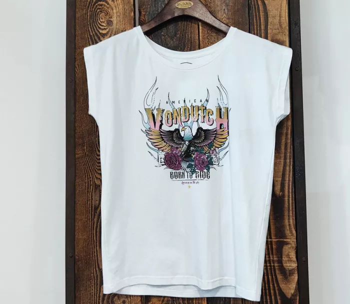 Dámské tričko Von Dutch Eagle white