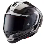 Helma na moto 2024 Alpinestars Supertech R10 Element black/carbon silver/black glossy