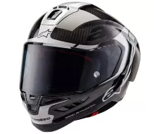 Helma na moto 2024 Alpinestars Supertech R10 Element black/carbon silver/black glossy