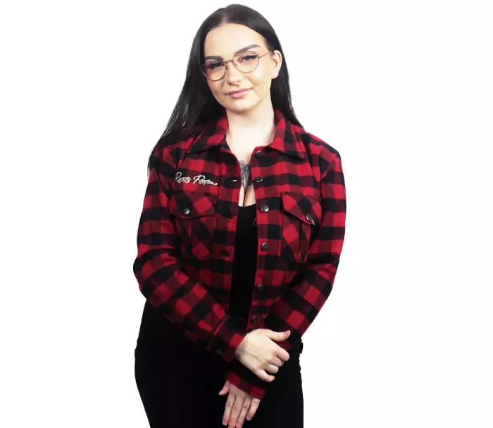 Rusty Pistons RPJAW23 Elwha lady red jacket