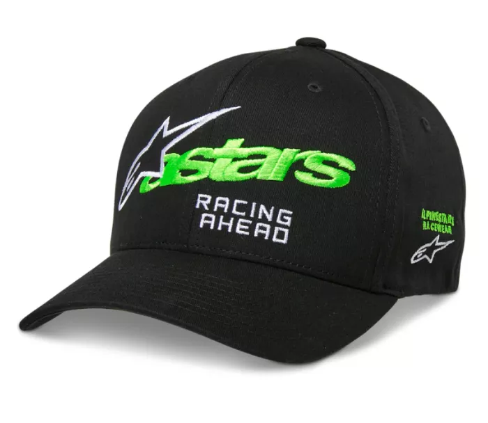 Kšiltovka 2025 Alpinestars Entitled black/green