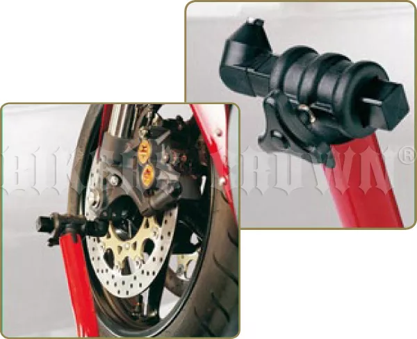 Bike-Lift SAC-10 red univerzální přední pogumovaný adaptér