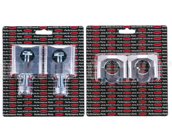 Accel BM-02 silver Bar Mounts pr.22,2mm