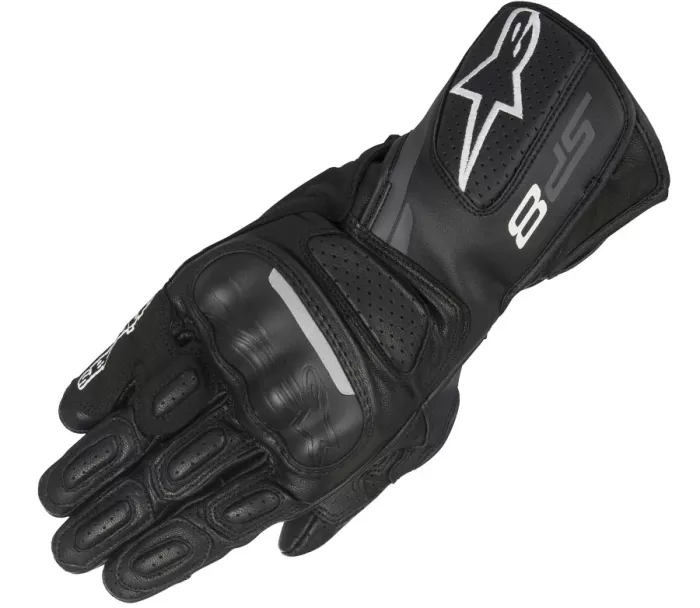 Rukavice na motorku Alpinestars SP-8 leather black/dark gray