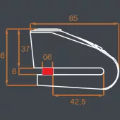 Kotoučový zámek na moto Kovix KAL 6