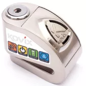 Kotoučový zámek na moto Kovix KD6-SS stříbrný