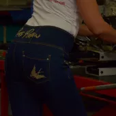 Dámské džíny Rusty Pistons RPTRW15 Alma navy