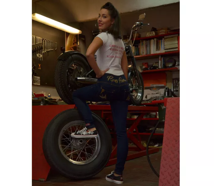 Dámské džíny Rusty Pistons RPTRW15 Alma navy