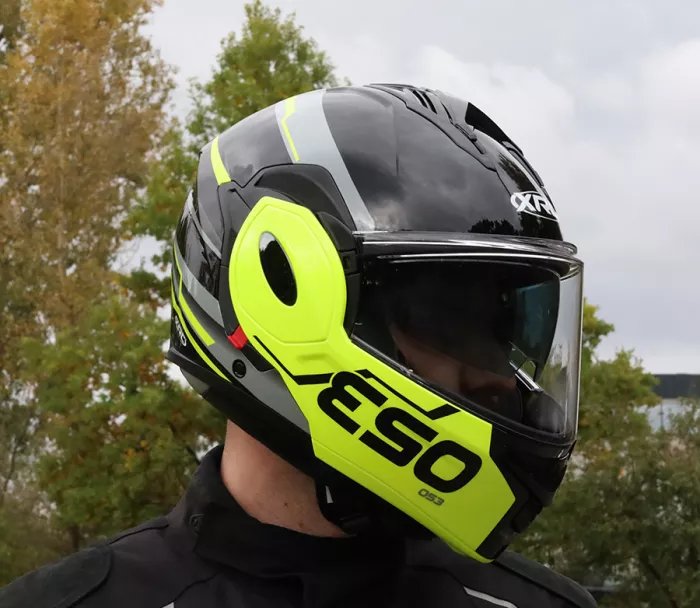 Překlápěcí přilba XRC Eso yellow/grey/black