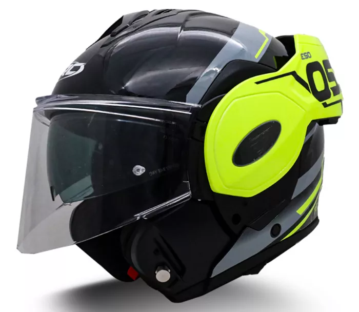 Překlápěcí přilba XRC Eso yellow/grey/black