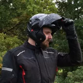 Překlápěcí helma  helma XRC Eso black/grey