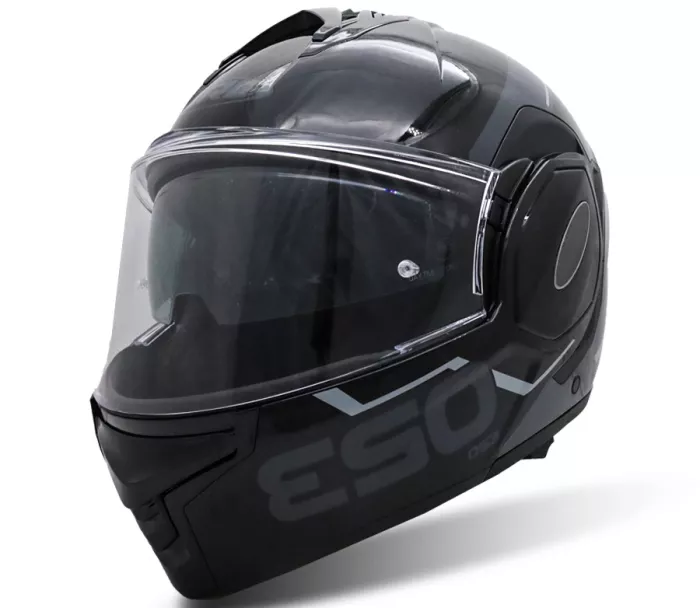 Překlápěcí helma  helma XRC Eso black/grey