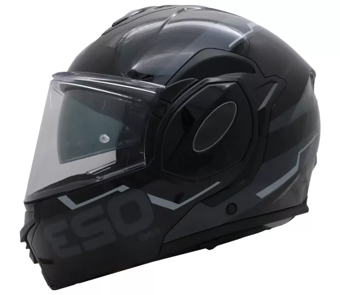 Překlápěcí helma  helma XRC Eso black/grey