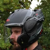 Překlápěcí helma XRC Eso black/grey/red