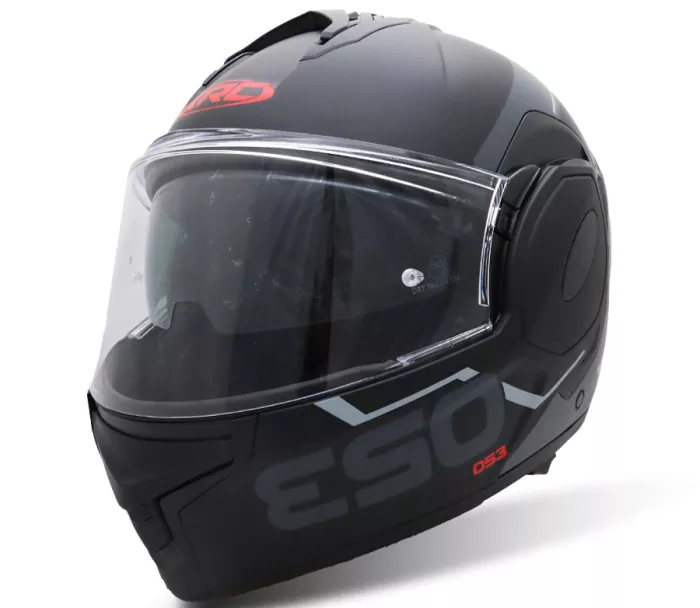 Překlápěcí helma XRC Eso black/grey/red