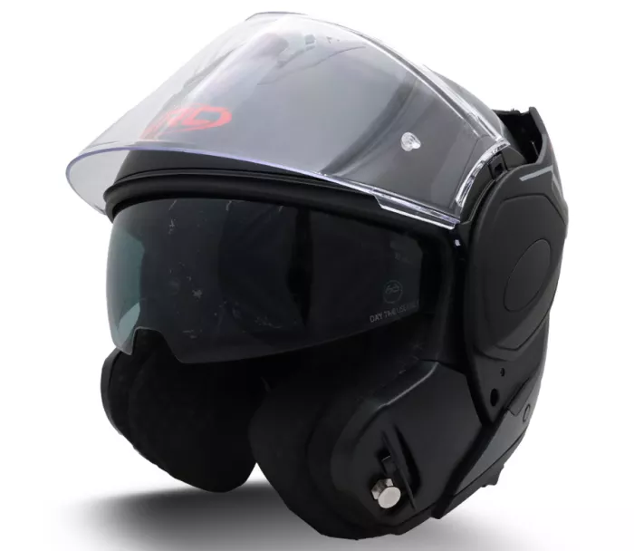 Překlápěcí helma XRC Eso black/grey/red