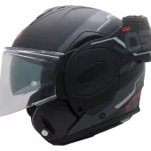 Překlápěcí helma XRC Eso black/grey/red