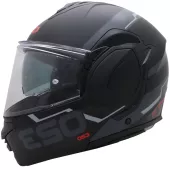 Překlápěcí helma XRC Eso black/grey/red
