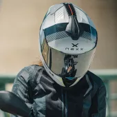 Helma na moto NEXX Y.100R Fade gray