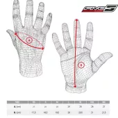 Rukavice na moto Five RS3 Evo khaki