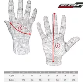 Rukavice na moto Five RFX Sport black/red