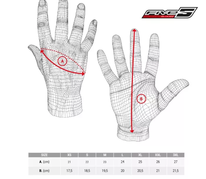 Rukavice na motorku Five SportCity Evo černé