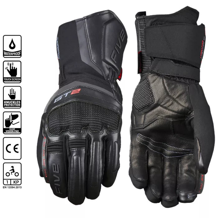 Cestovní rukavice Five GT2 Evo WP black