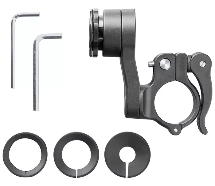 Rychloupínací držák Interphone Quiklox s úchytem na řídítka, černý