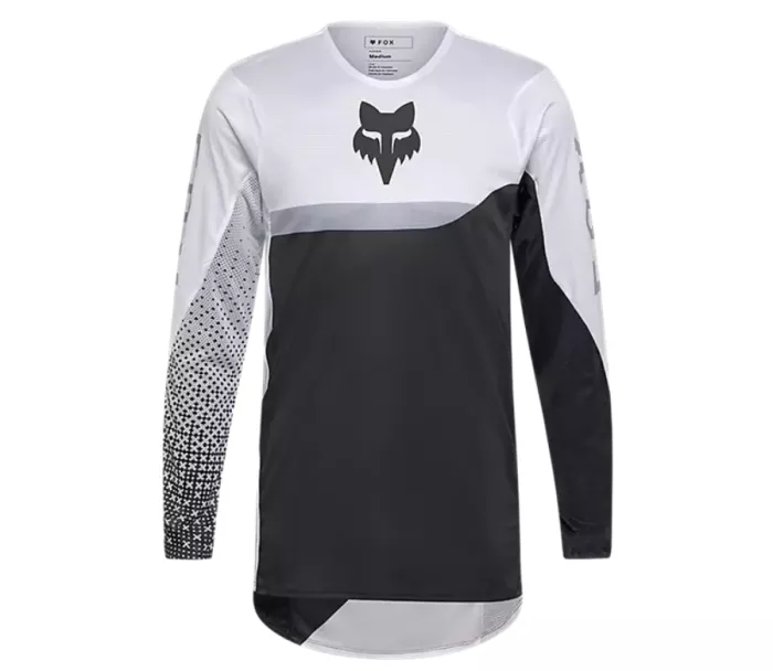 Dres na motokros Fox Flexair Fracture White/Black