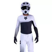 Dres na motokros Fox Flexair Fracture White/Black