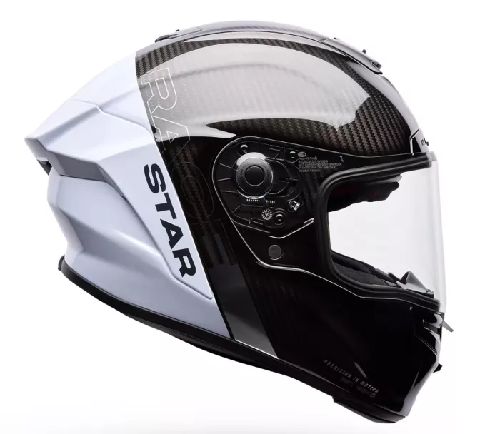 Integrální helma  Bell Racestar DLX Flex Strike Ece Silver/White