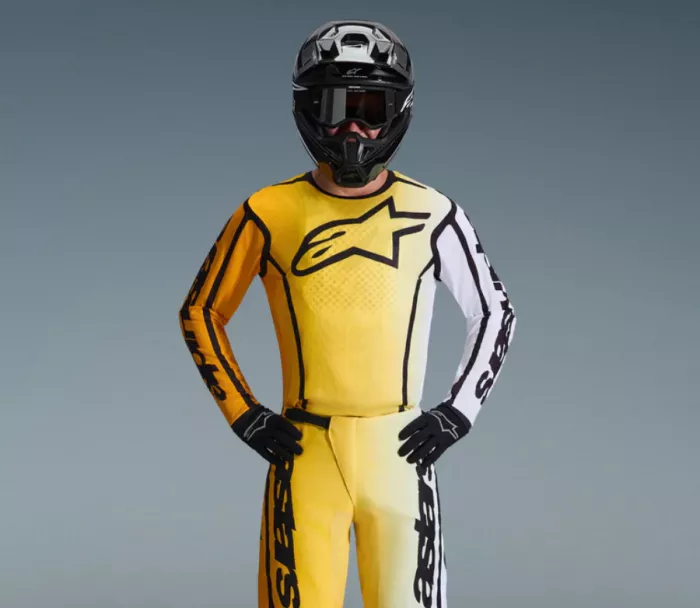 MX dres 2026 Alpinestars Fluid Apex yellow/black