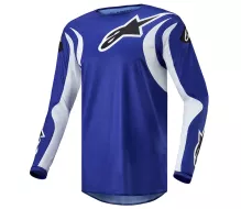 Motokrosový dres 2024 Alpinestars Fluid Lucent blue ray/white
