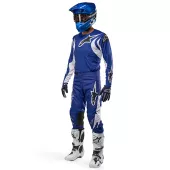 Motokrosový dres 2024 Alpinestars Fluid Lucent blue ray/white