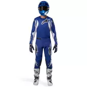 Motokrosový dres 2024 Alpinestars Fluid Lucent blue ray/white