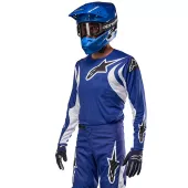 Motokrosový dres 2024 Alpinestars Fluid Lucent blue ray/white