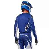 Motokrosový dres 2024 Alpinestars Fluid Lucent blue ray/white