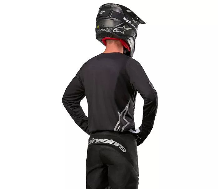 MX dres 2024 Alpinestars Fluid graphite black/silver