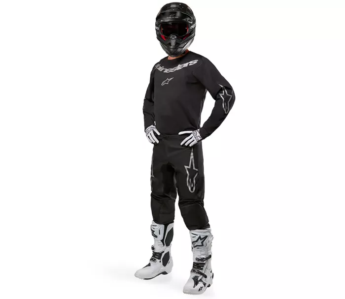 MX dres 2024 Alpinestars Fluid graphite black/silver