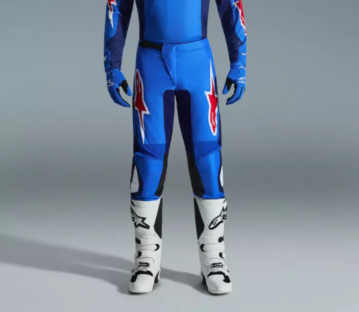 MX kalhoty 2026 Alpinestars Fluid Grid blue/red