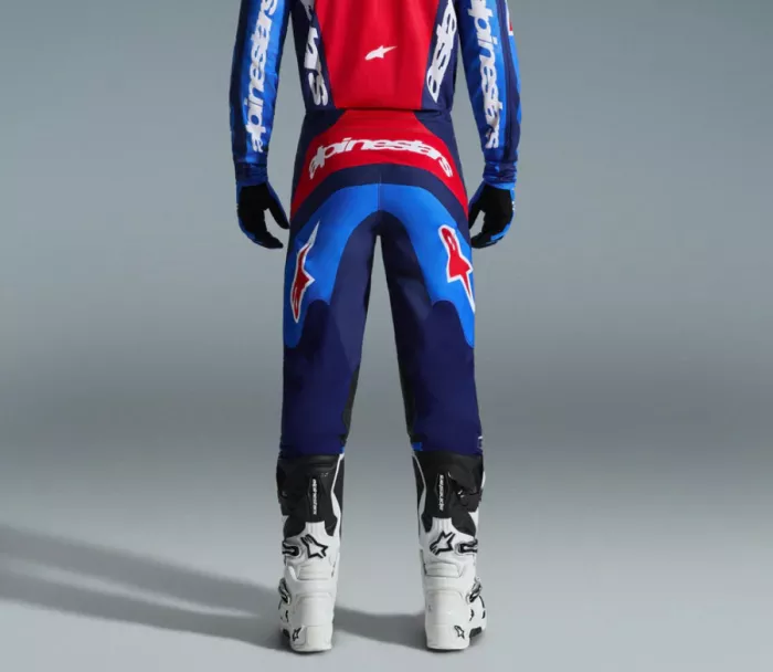 MX kalhoty 2026 Alpinestars Fluid Grid blue/red