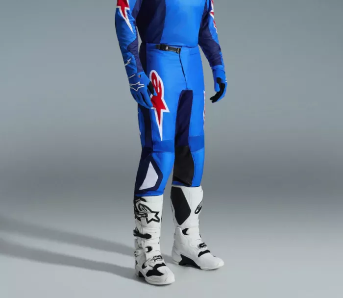 MX kalhoty 2026 Alpinestars Fluid Grid blue/red