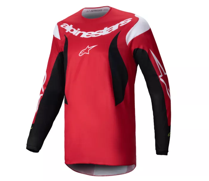 Motokrosový dres 2025 Alpinestars Fluid Haul bright red/black