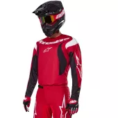 Motokrosový dres 2025 Alpinestars Fluid Haul bright red/black