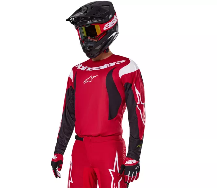 Motokrosový dres 2025 Alpinestars Fluid Haul bright red/black