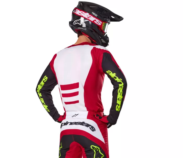 Motokrosový dres 2025 Alpinestars Fluid Haul bright red/black
