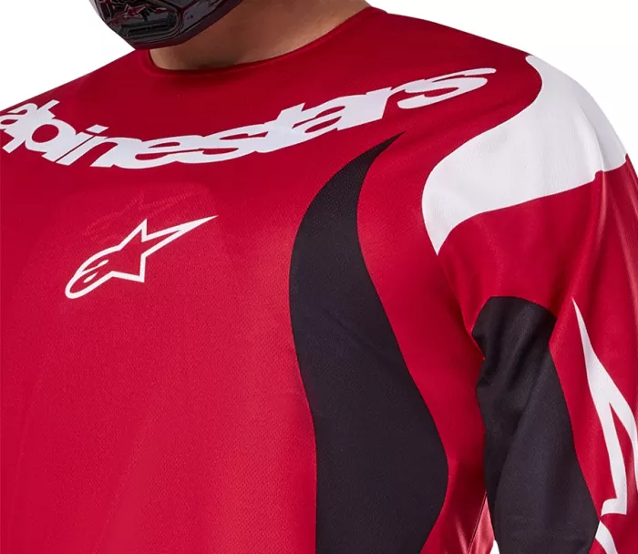 Motokrosový dres 2025 Alpinestars Fluid Haul bright red/black