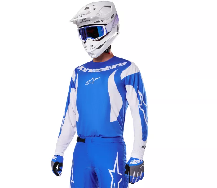 Motokrosový dres 2025 Alpinestars Fluid Haul blue/white